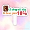 Hashtag cầm tay nhà hàng Bến Xưa