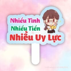 Hashtag cầm tay Nhiều tình, nhiều tiền, nhiều uy lực