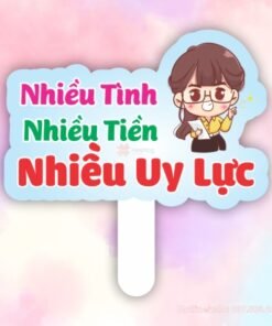 Hashtag cầm tay Nhiều tình, nhiều tiền, nhiều uy lực