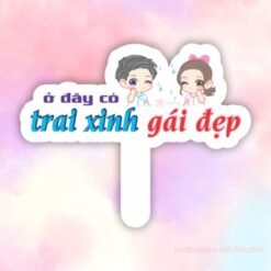 Hashtag ở đây có trai xinh gái đẹp