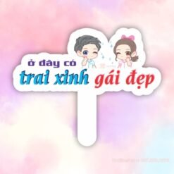 Hashtag ở đây có trai xinh gái đẹp