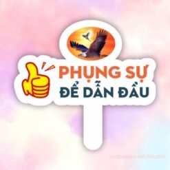 Hashtag cầm tay phụng sự để dẫn đầu