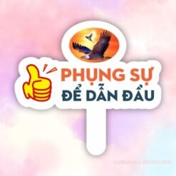 Hashtag cầm tay phụng sự để dẫn đầu