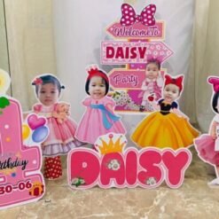 Set chibi sinh nhật bé gái