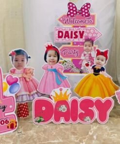 Set chibi sinh nhật bé gái