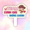 Hashtag cầm tay Team xinh gái không chảnh