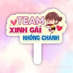 Hashtag cầm tay Team xinh gái không chảnh