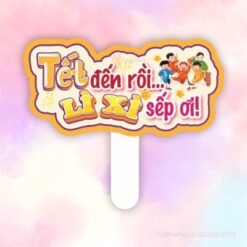 Hashtag cầm tay Tết đến rồi, lì xì sếp ơi