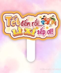 Hashtag cầm tay Tết đến rồi, lì xì sếp ơi