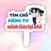 Hashtag cầm tay tìm chỗ riêng tư mình làm lại nhé