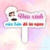 Hashtag cầm tay Vừa xinh vừa bán đồ ăn ngon