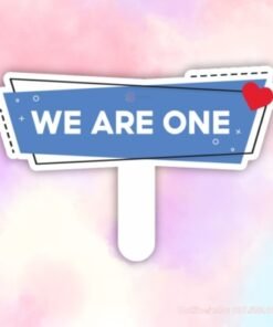 Hashtag cầm tay we are one