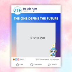 Khung check in ZTE Việt Nam