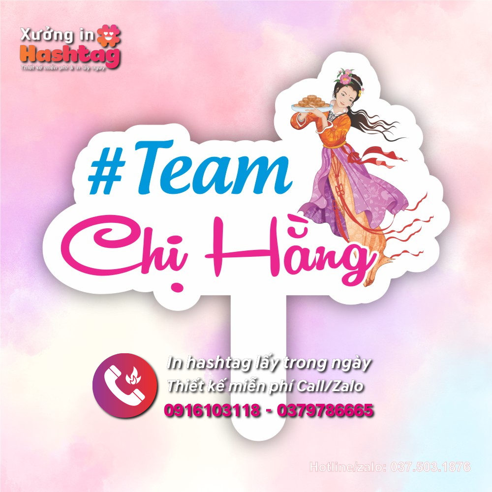 Hashtag team chị hằng