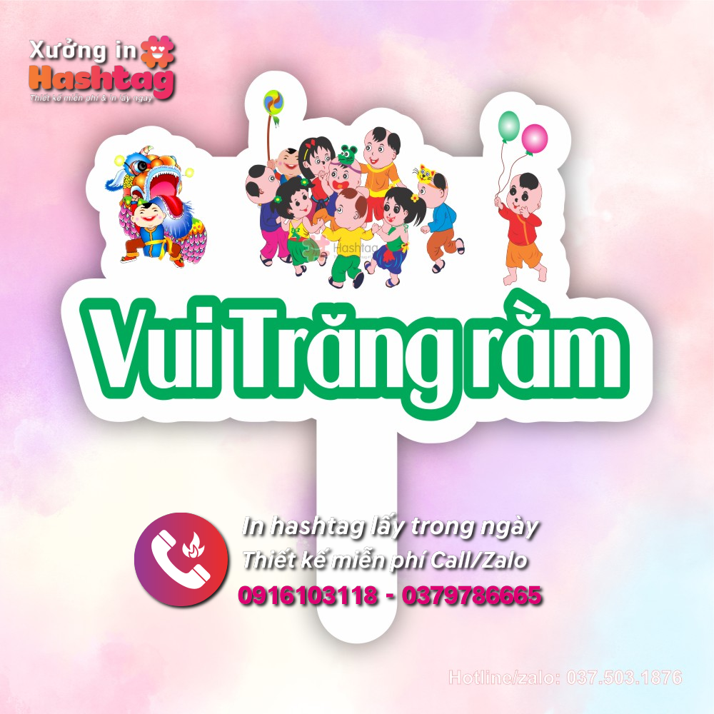 Hashtag vui trăng rằm