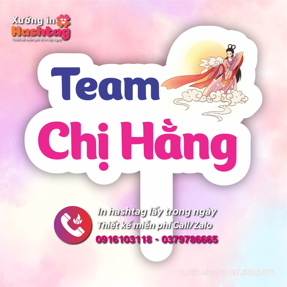Hashtag team chị hằng