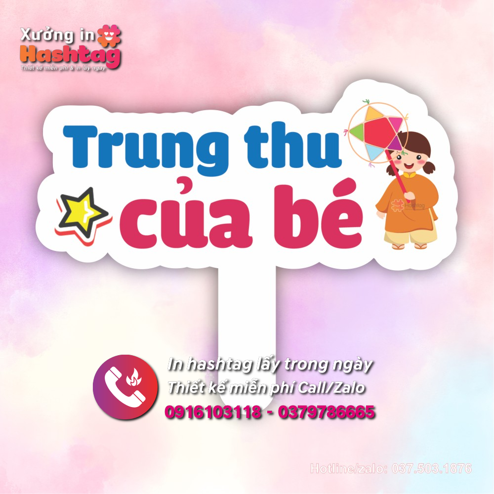 Hashtag trung thu của bé