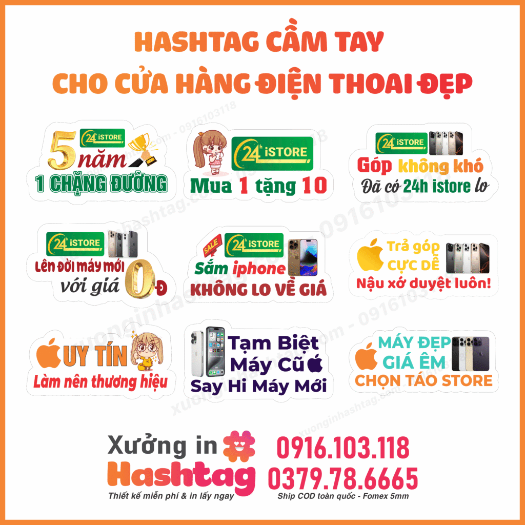 hashtag-cam-tay-cua-hang-dien-thoai-24h-istore Hashtag cầm tay cửa hàng điên thoai 24H ISTORE