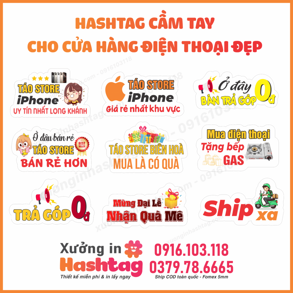 hashtag-cam-tay-cua-hang-dien-thoai-tao-store Hashtag cầm tay cửa hàng điện thoại Táo Store bán Iphone