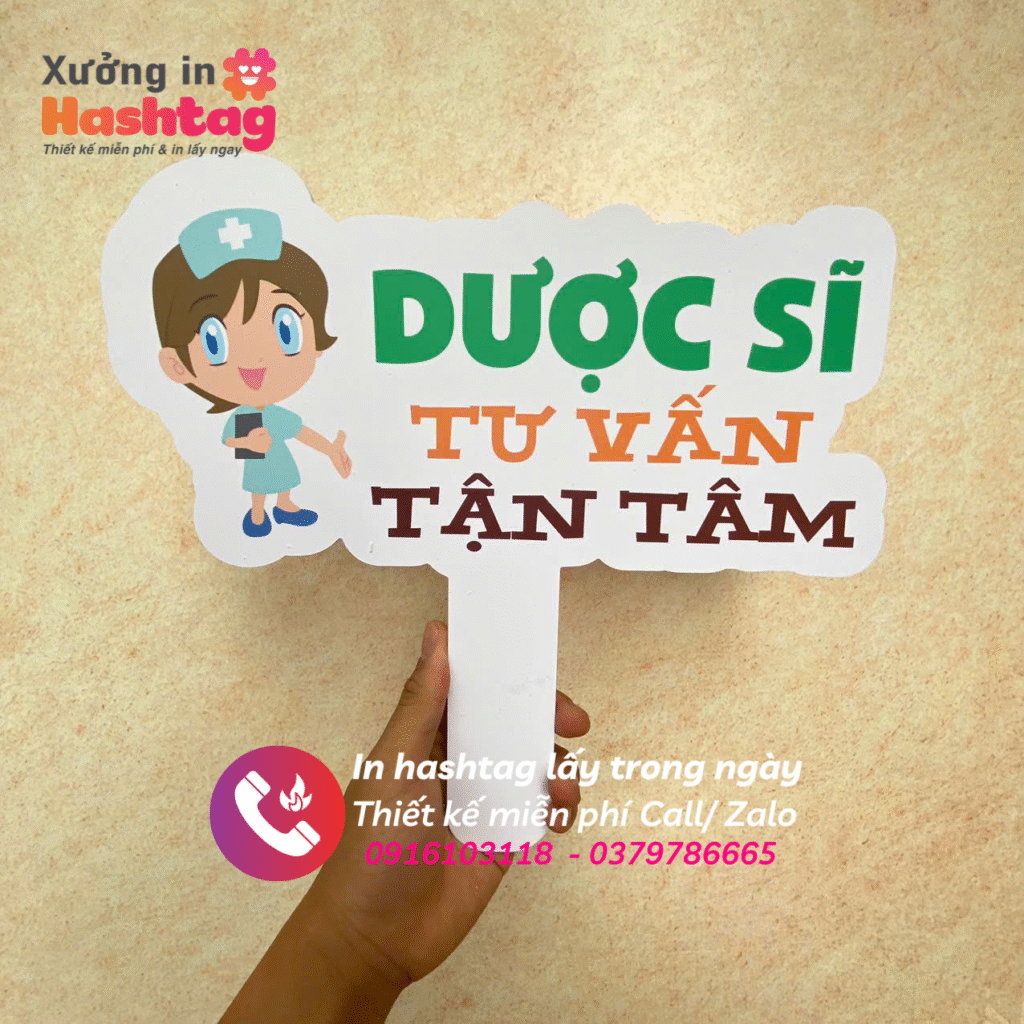 Hashtag cầm tay nhà thuốc - Hashtag dược sĩ tư vấn tận tâm