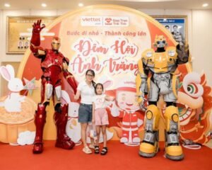 Backdrop đêm hội ánh trăng cho sự kiện