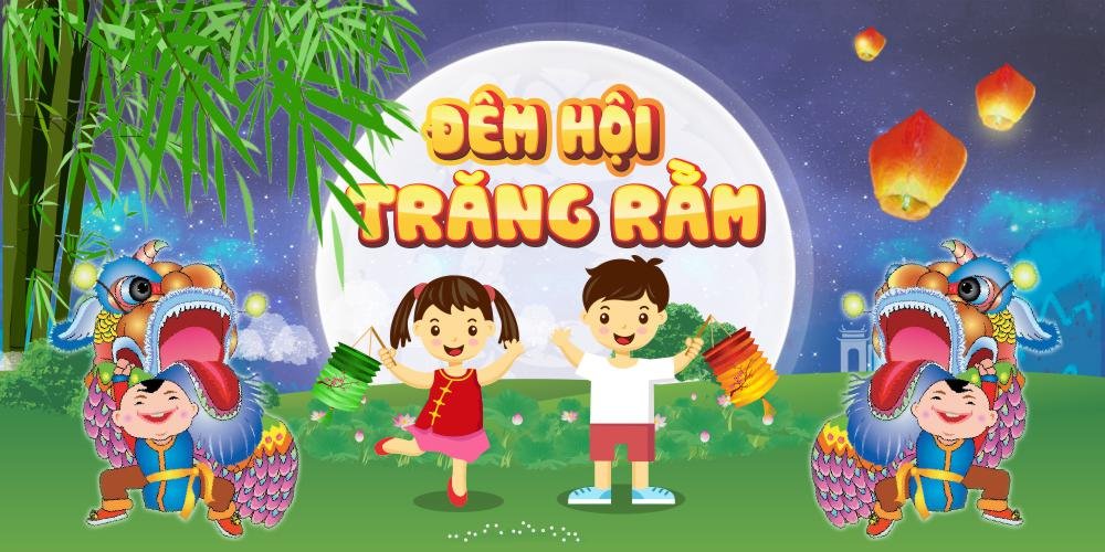 Backdrop đêm hội trăng rằm mẫu tt021