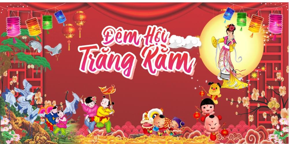 Backdrop đêm hội trăng rằm mẫu tt029