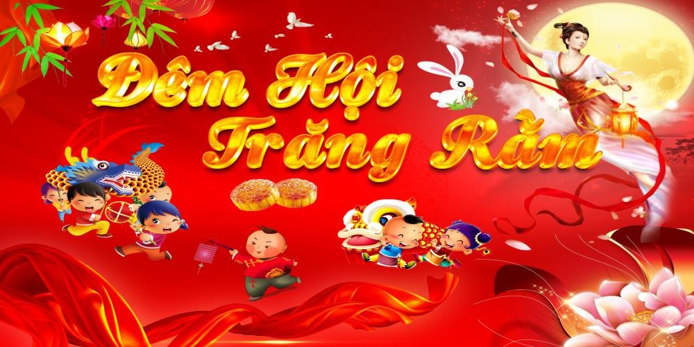 Backdrop đêm hội trăng rằm mẫu tt039