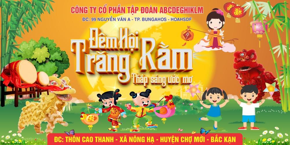 Backdrop đêm hội trăng rằm mẫu tt040