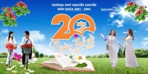 Backdrop họp lớp 20 năm ngày trở về