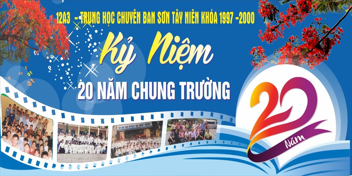 Backdrop kỷ niệm 20 năm