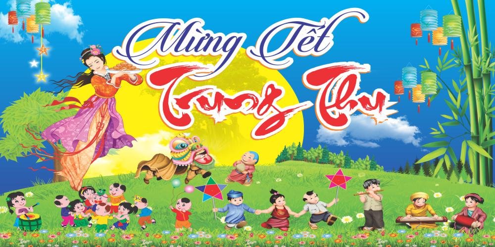 Backdrop mừng tết trung thu mẫu tt042