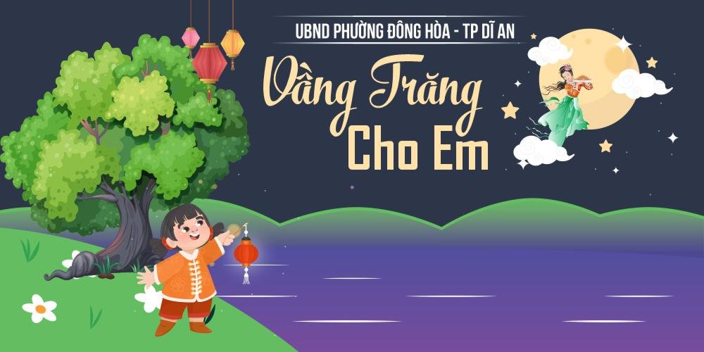 Backdrop vằng trăng cho em mẫu tt022