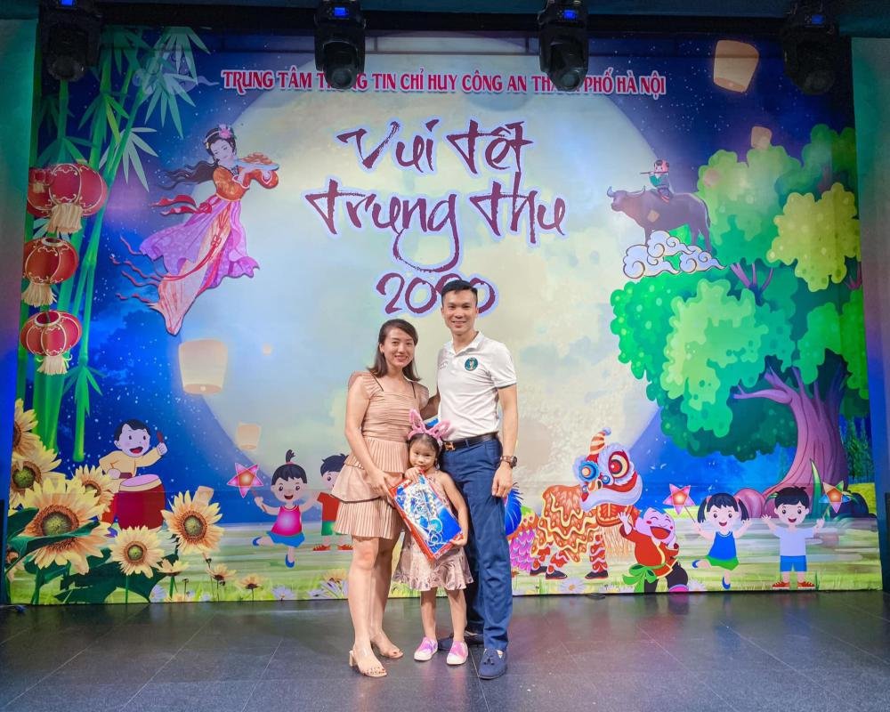 Backdrop vui tết trung thu cho sự kiện