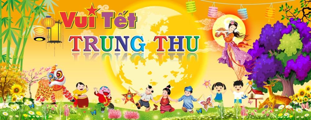 Backdrop vui tết trung thu mẫu tt019