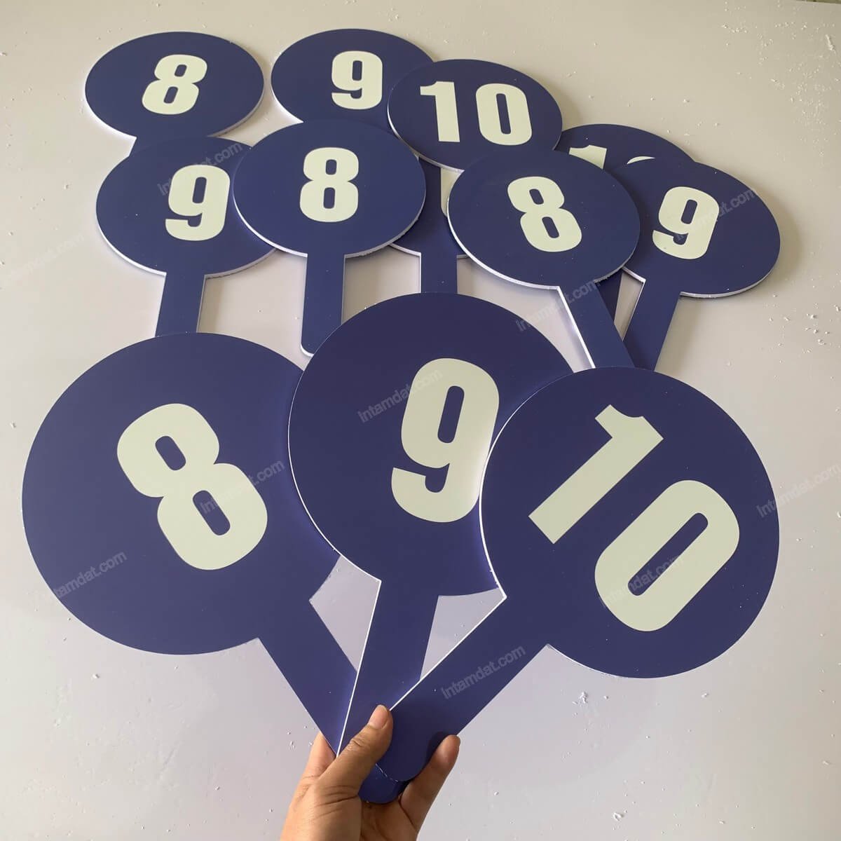 Bảng chấm điểm cầm tay