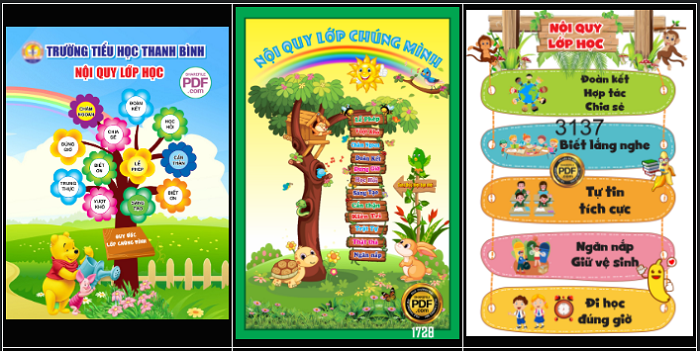 Bảng nội quy lớp học