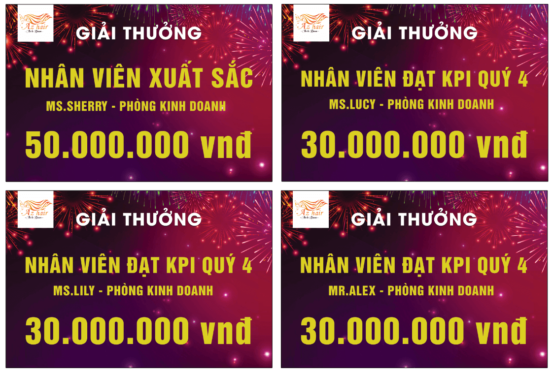 Bang Trao Giai Thuong Nhan Vien