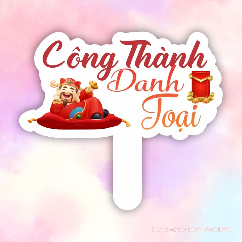 Hashtag cầm tay Công thành Danh toại
