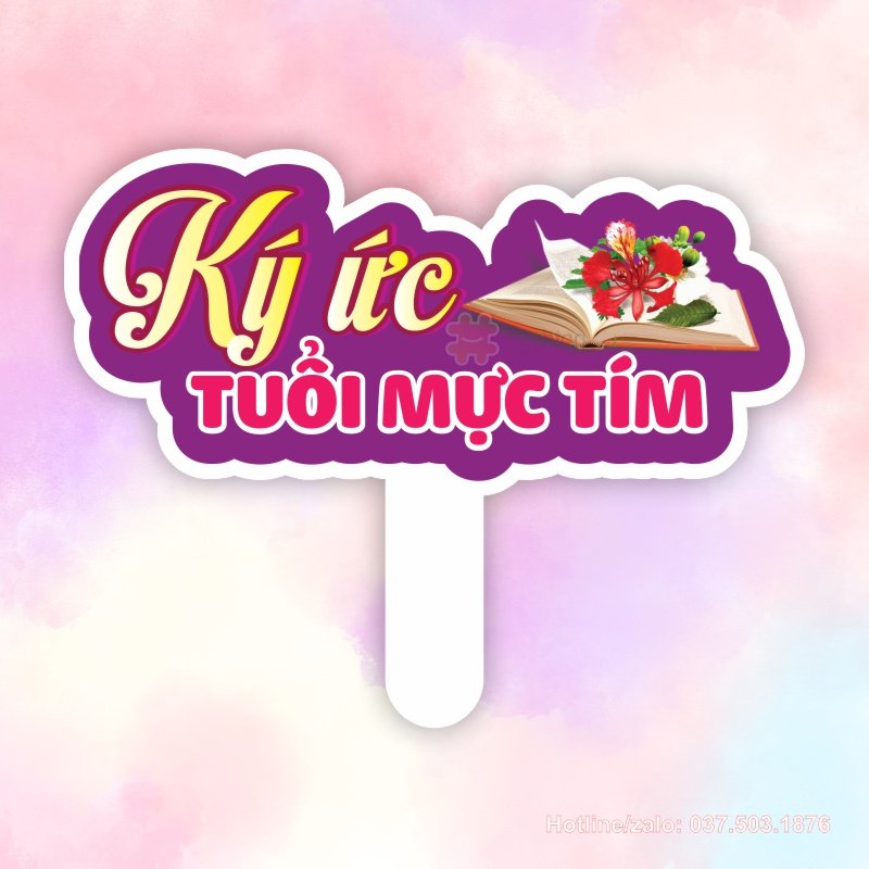 Hashtag cầm tay Ký Ức Tuổi Mực Tím