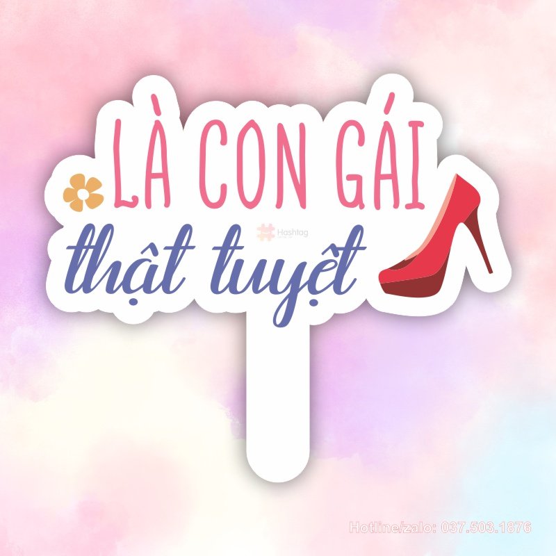 Hashtag cầm tay là con gái thật tuyệt