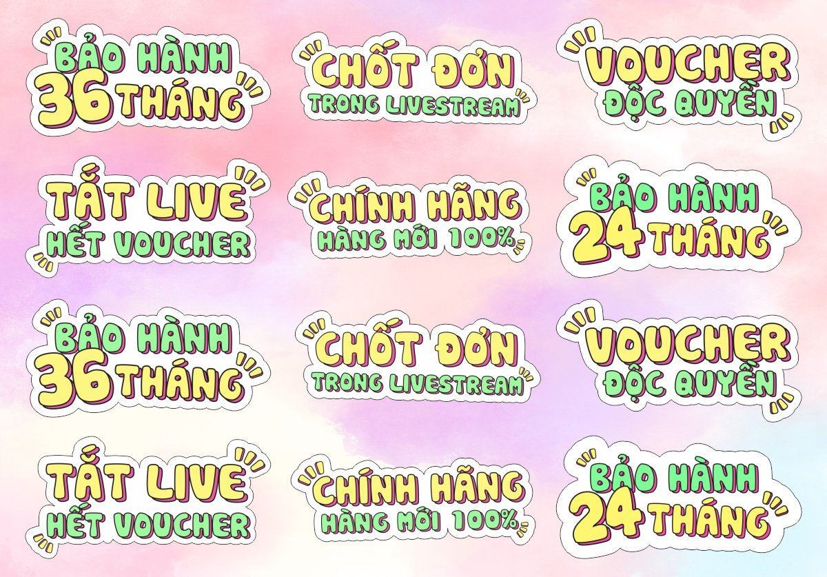 Hashtag cầm tay livestream