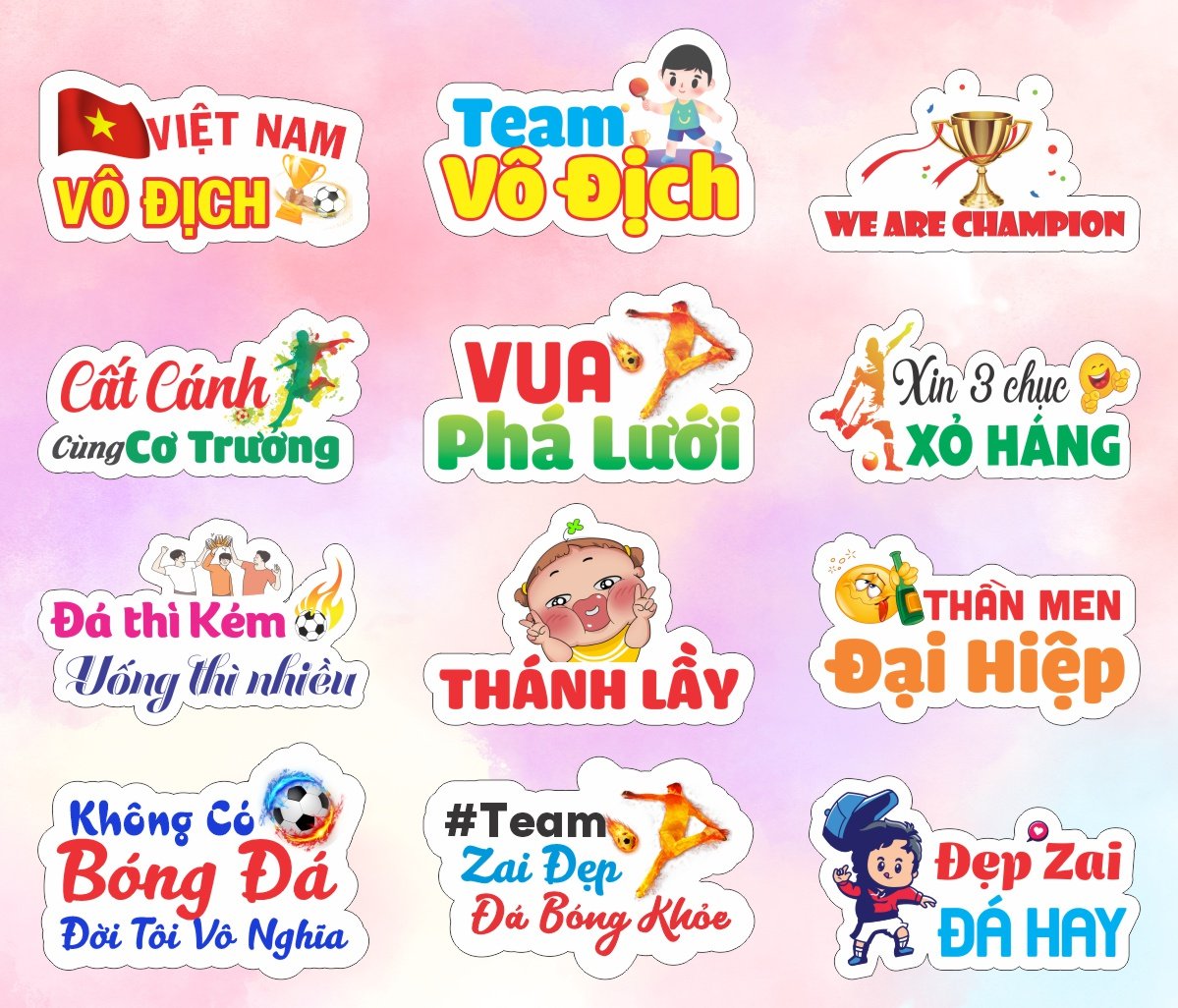 hashtag co vu bong da Hashtag cổ vũ bóng đá
