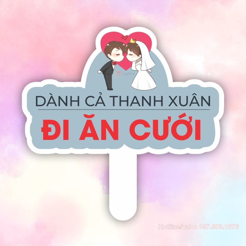 Hashtag dành cả thanh xuân để đi ăn cưới