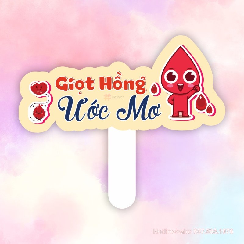 Hashtag giọt hồng ước mơ