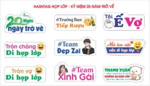 Hashtag họp lớp 20 năm