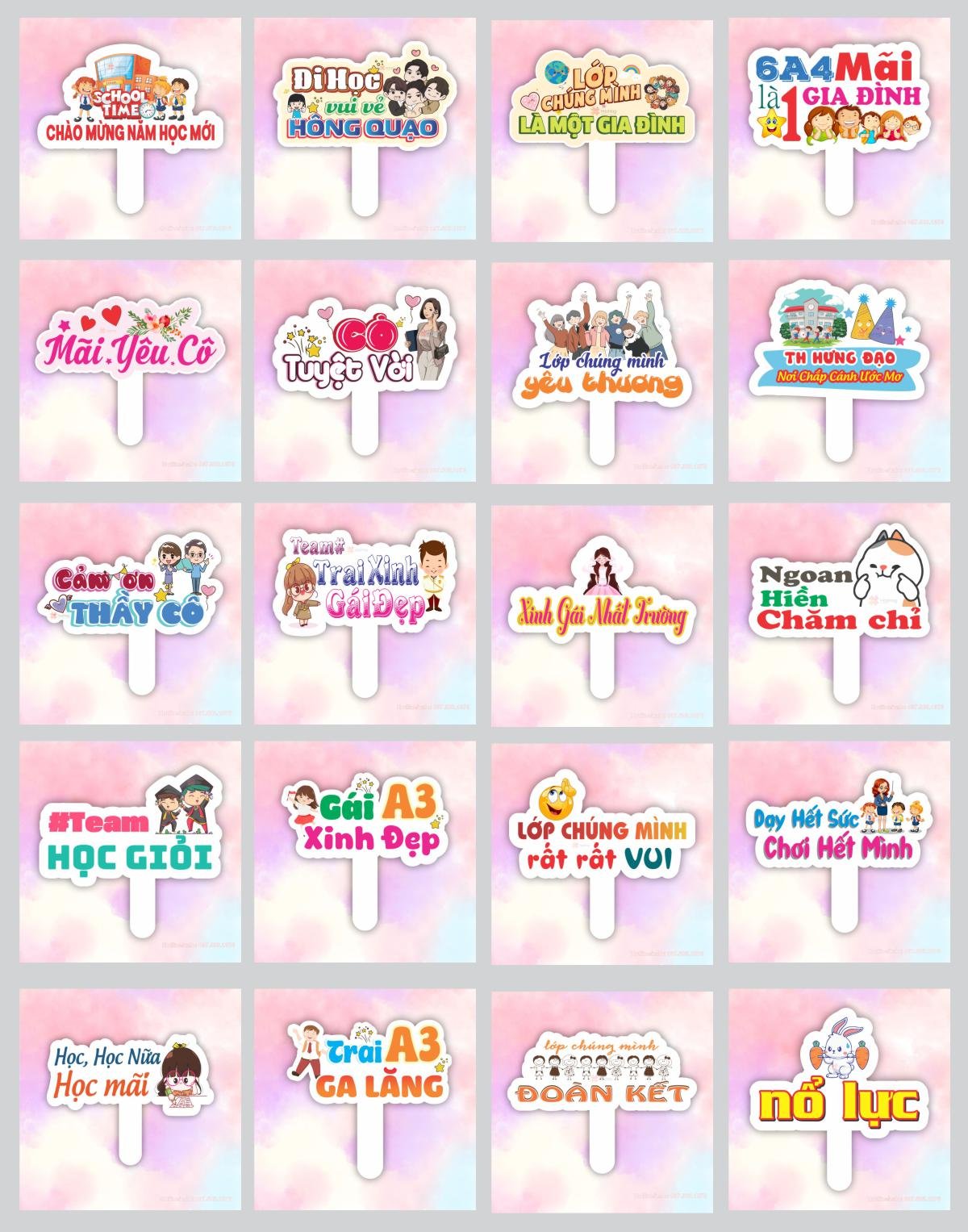 Hashtag khai giảng cho học sinh trung học cơ sở