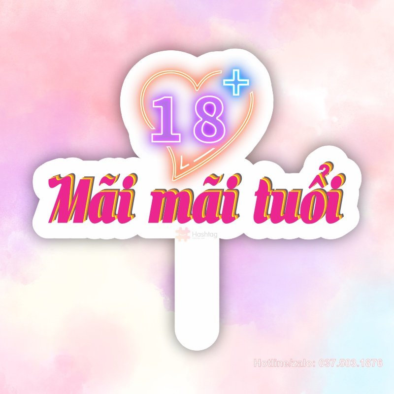 Hashtag cầm tay mãi mãi tuổi 18