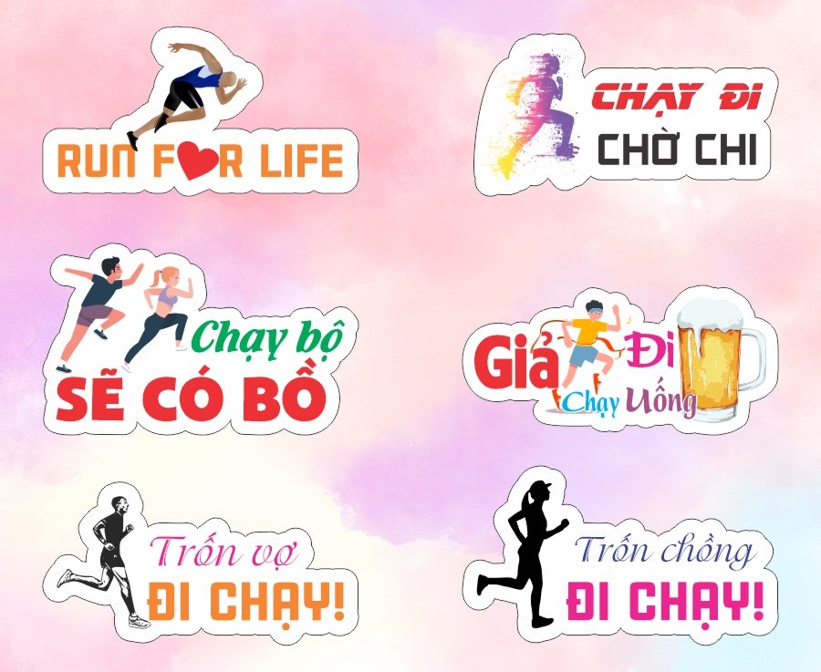 Hashtag thể thao chạy bộ