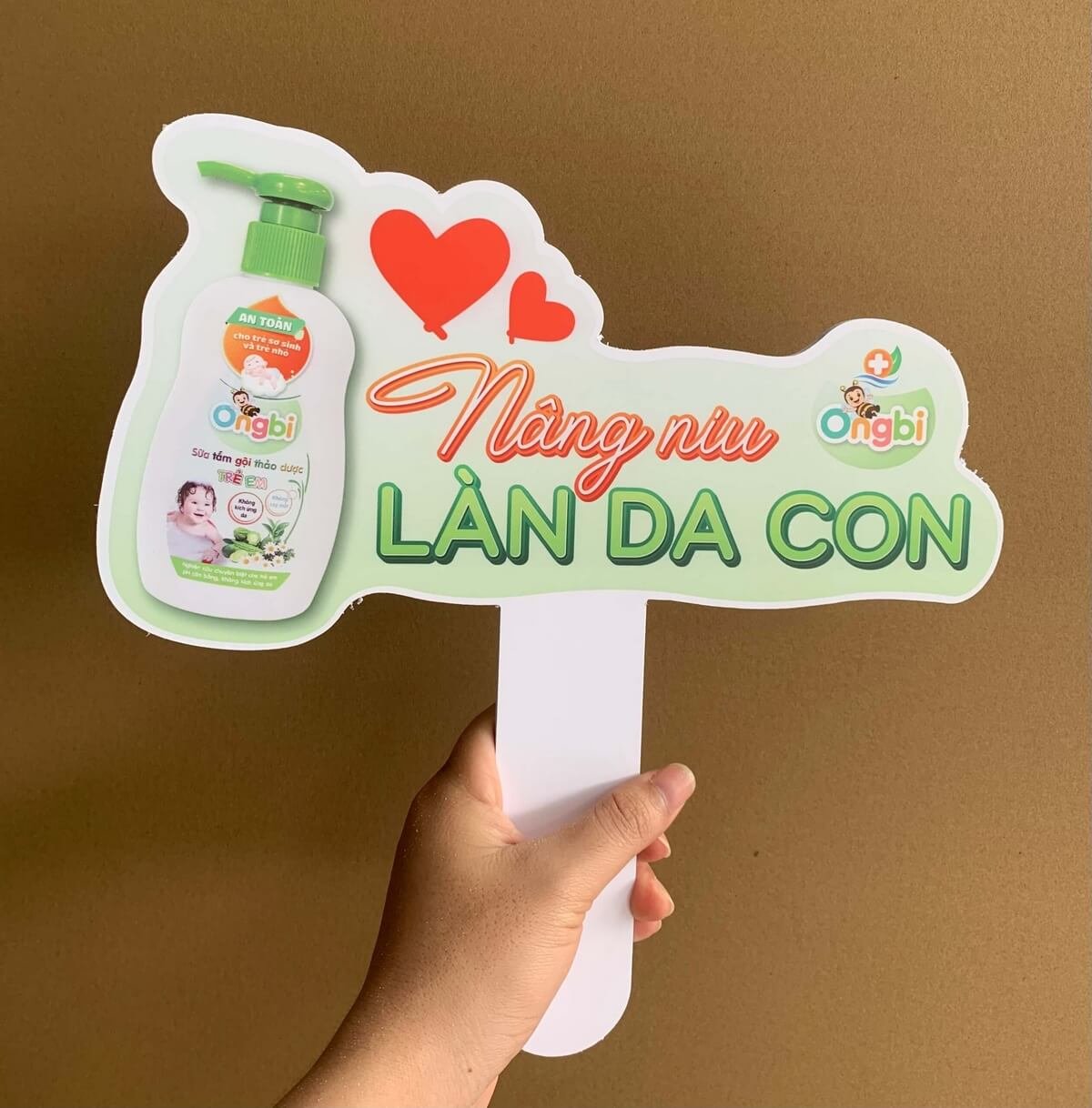 Hashtag cầm tay cán liền